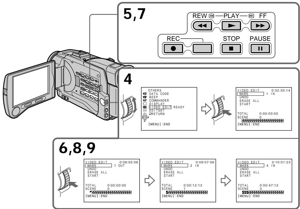 SONY DCR-TRV30E - Действие 1: Создание программы - 1