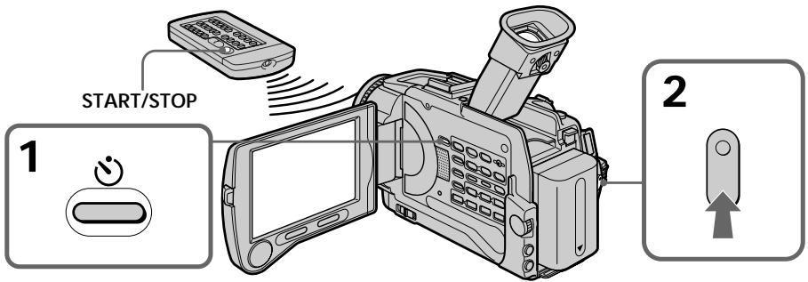 SONY DCR-TRV30E - Запись по таймеру самозапуска - 1