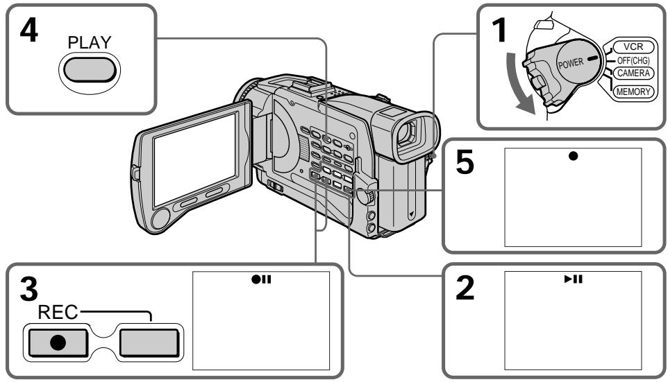SONY DCR-TRV30E - Перед выполнением операции - 1