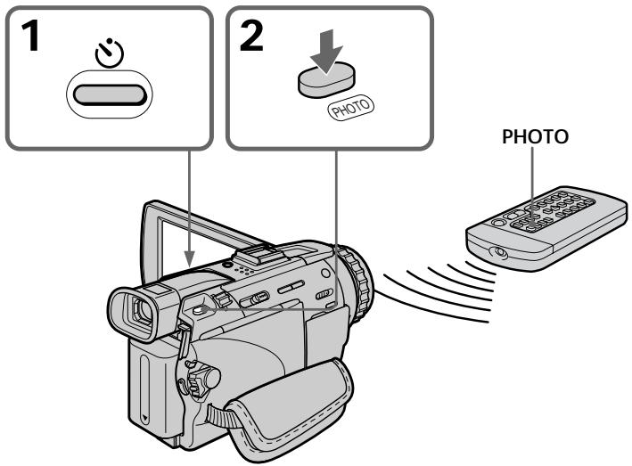 SONY DCR-TRV30E - Запись по таймеру самозапуска - 1
