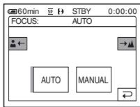 60min STBY 0:00:00 FOCUS: AUTO AUTO MANUAL