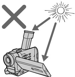 Diagram showing a device emitting light rays, with a 'X' symbol indicating no emission.