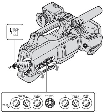 SONY HVR-HD1000U - Prises du caméscope - 1