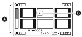 SONY HVR-HD1000U - Affichage d'images sur un « Memory Stick Duo » sur l'écran d'Index - 1