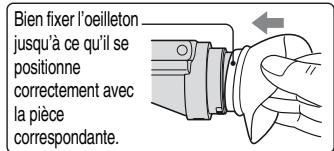 SONY HVR-HD1000U - Fixation de l'oeilleton - 1