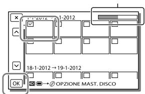 SONY HDR-CX190E,  HDR-CX200,  HDR-CX220 E,  HDR-CX320 E - Per eseguire la funzione [OPZ. MAST. DISCO] - 1