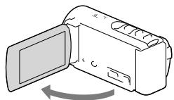 SONY HDR-CX190E, HDR-CX200, HDR-CX220 E, HDR-CX320 E - Accensione dell'apparecchio e impostazione della data e dell'ora - 1
