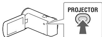 SONY HDR-PJ650 V - Χρήση του ενσωματωμένου προβολέα (Μοντέλα με προβολέα) - 2