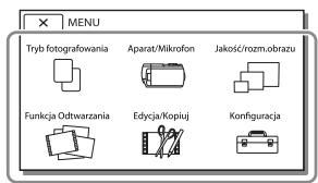 SONY HDR-PJ650 V - Korzystanie z menu - 2