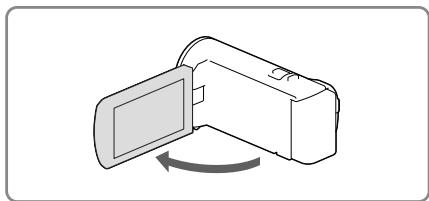 SONY HDR-PJ650 V - Pomocí multifunkčního voliče vyberte požadovaný jazyk, zeměpisnou oblast a čas. - 1