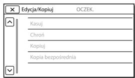 SONY HDR-PJ650 V - Gdy nie można wybrać jakiejś opcji menu - 1