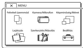 SONY HDR-PJ650 V - A menük használata - 8