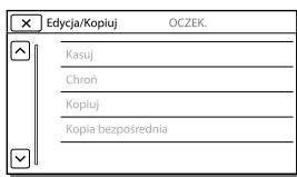 SONY HDR-PJ650E - Gdy nie można wybrać jakiejś opcji menu - 1