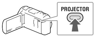 SONY HDR-PJ650E - A beépített kivetítő használata - 2