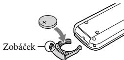 SONY HDR-PJ650VE - Vymena baterie bezdratového dalkového ovladace - 1