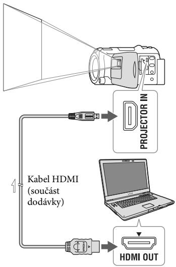 SONY HDR-PJ650VE - Použití projektoru pro počitač nebo chytrý Telefon - 1