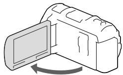 SONY HDR-PJ660VE - Włączanie zasilania i ustawianie daty i godziny - 1