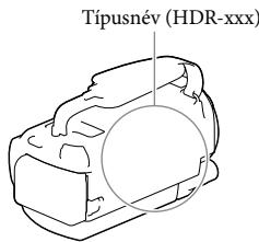 SONY HDR-PJ660VE - A videokamera típusnevének ellenőrzése - 1