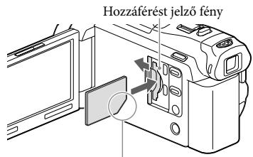 SONY HDR-PJ660VE - A memóriakártya behelyezése - 1