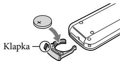 SONY HDR-PJ790VE - Wymiana baterii bezprzewodowej pilota zdalnego sterowania - 1