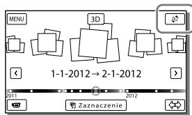 SONY HDR-TD30E - Odtwarzanie filmów i zdjęć z poziomu mapy (HDR-TD30VE) - 1