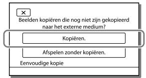 SONY PJ320 - Selecteer [Kopiernen.] op het camcorderschem. - 1