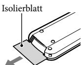 Isolierblatt