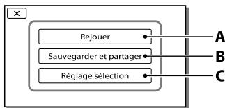SONY HDR-PJ260 - Lecture d'un résumé de vos films (Lecture de la sélection) - 3