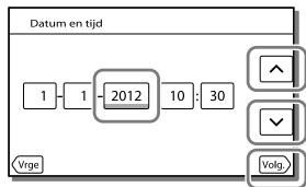 Datum en tijd 1 1 2012 10 : 30 Vrge ^ ✓ Volg