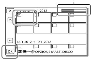 SONY HDR-PJ580 - Per eseguire la funzione [OPZ. MAST. DISCO] - 1