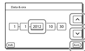 SONY HDR-PJ580 - Accensione dell'apparecchio e impostazione della data e dell'ora - 3