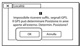 SONY HDR-PJ580 - Controllo dello stato della triangolazione - 1