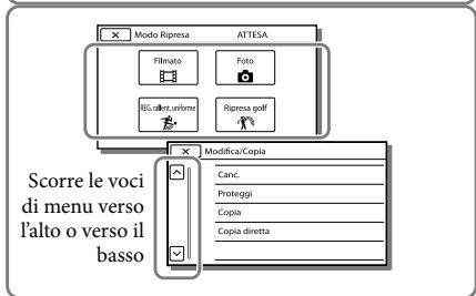 SONY HDR-PJ580 - Uso dei menu - 3