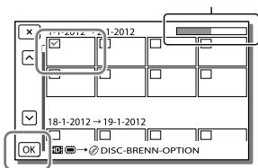 SONY HDR-PJ580 - Durchführung der [DISC-BRENN-OPT.] - 1
