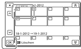 SONY HDR-PJ580 - Löschen von Filmen und Fotos - 2