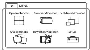 SONY HDR-PJ780VE - Menu's gebruiken - 2