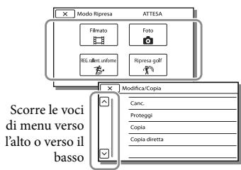 SONY HDR-PJ780VE - Uso dei menu - 3