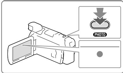 SONY HDR-PJ780VE - Prima ligeiramente em PHOTO para regular a focagem e, de seguida, prima por completeness. - 2