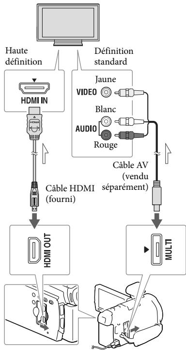 SONY HDR-PJ780VE - Lecture d'images sur un téléviseur - 1