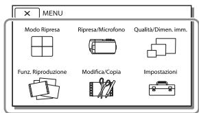 SONY HDR-PJ780VE - Uso dei menu - 2