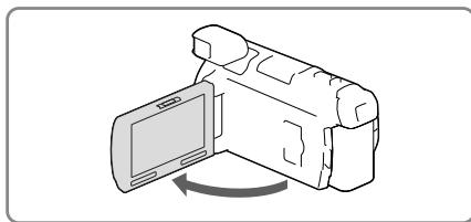 SONY HDR-PJ780VE - Accensione dell'apparecchio e impostazione della data e dell'ora - 1