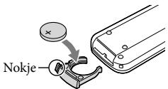 SONY HDR-PJ780VE - De batterij van de draadloze afstandsbediening verrangen - 1
