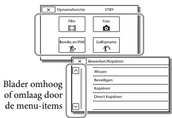 SONY HDR-PJ780VE - Menu's gebruiken - 3