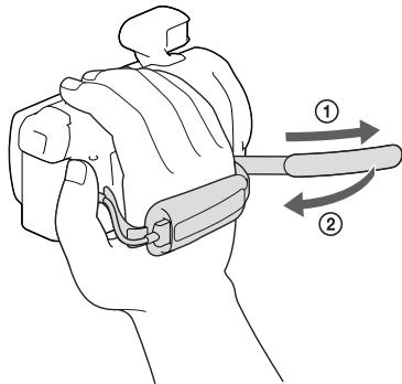 SONY HDR-PJ780VE - De handgreepband vastmaken - 1