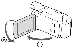 SONY HDR-PJ780VE - Per visualizzare gli elementi sullo schermo LCD - 3