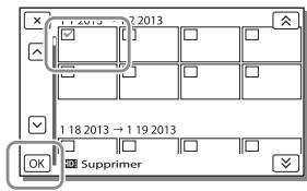 SONY HDR-PJ780VE - Suppression de films ou de photos - 2