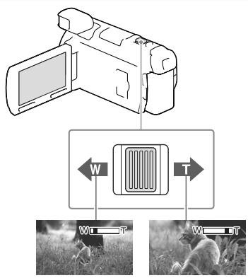 SONY HDR-PJ780VE - Aplicar o zoom - 1