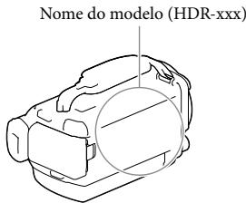 SONY HDR-PJ780VE - Confirmar o nome do modelos da-camera de video - 1
