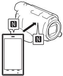 SONY HDR-PJ810EB - One-Touch-Verbindung mit einem Android-Gerät mit NFC-Unterstützung - 2