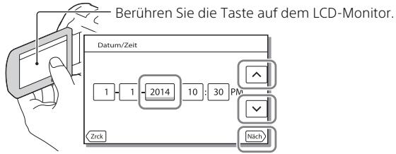SONY HDR-PJ810EB - Verwendend des Camcorders bei Anschluss an eine Steckdose - 2